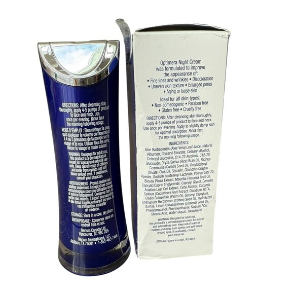 Nerium OPTIMERA Formula Age Defying NIGHT Cream Treatment 30ml / 1 fl oz - Picture 2 of 2